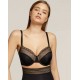 Reggiseno con ferretto Nero Gisela preformato Comfort 0362