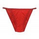 Tanga donna Satin Glicine rosso con pailletes per Natale S