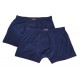  Due boxer uomo Fraly elastico infilato in cotone EF3967 nero blu bianco grigio