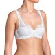 Reggiseno con ferretto preformato ricamato Triumph Amourette 300 WHP bianco nero beige