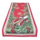 Centrotavola Runner Striscia gobelin Hessense Palline Albero Slitta Natale