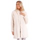 Vestaglia donna invernale con Bottoni in Pile Coral Admas 57414 da S a XXXL