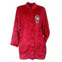 Vestaglia Donna Invernale in Pile Santoro London Gorjuss 57421 My Star rosso