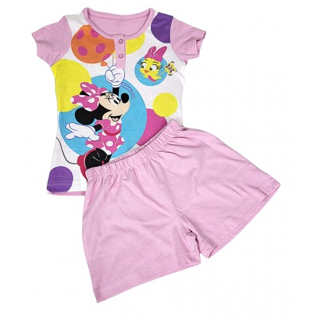 Pigiama Bambina manica corta pantaloncino estivo cotone Unicorno 0335