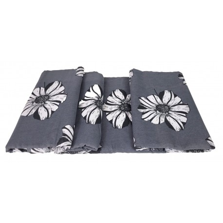 Telo arredo multiuso Granfoulard Hessense Copriletto 2 posti matrimoniale rose