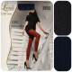 Leggins Pantacollant Coprente LEVANTE fantasia moda costine nero blu moka