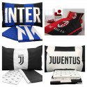 Completo Lenzuola singolo squadre F.C Internazionale Inter Juve Milan