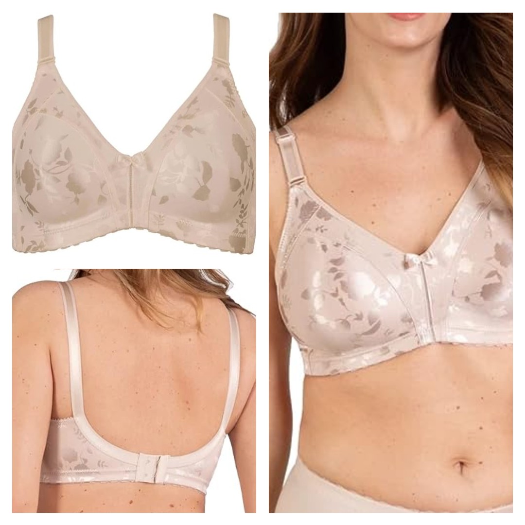 Naturana Reggiseno senza ferretto coppa sfoderata riducente minimizer 5363 beige Dolce Casa Biancheria