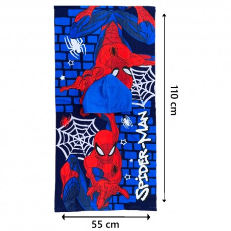 Poncho mare Accappatoio in microfibra Minnie Avengers Spiderman Gabby's Dolls