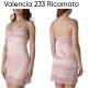  Sottoveste donna in raso elasticizzato Tramonte spallina stretta vari modelli