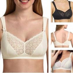  Reggiseno ricamato ANITA HAVANNA 5812 senza ferretto in microfibra coppa C D E