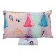 Completo lenzuola singolo in cotone Novia Principesse Unicorno Cenerentola Ariel Belle