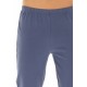 Pigiama uomo In caldo cotone pantalone lungo e manica lunga Ragno U837N1 Blu