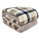 Trapunta Piumone matrimoniale in Flannel con retro agnellato Sherpa scozzese