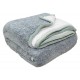 Coperta invernale plaid matrimoniale in morbido sherpa agnellato Acca 24 Quebec