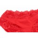 Slip donna in cotone modal e pizzo jadea rosso natale capodanno idea regalo