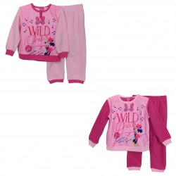 Pigiama bambina invernale in PILE Disney Minnie 1205 Fucsia