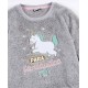 Pigiama Bambina Ragazza Invernale pile Mr Wonderful Fantastica Unicorno 55740